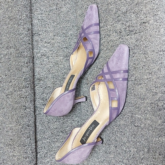 Purple Suede pumps - Picture 3 of 9